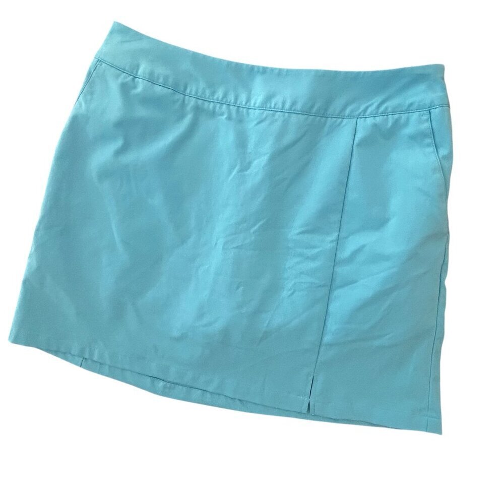 Adidas Women's Golf Skirt Size 4 ClimaCool Built in Shorts Turquoise